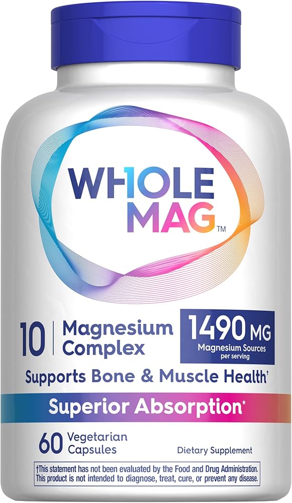 WholeMag Magnésium Complex 10 en 1, 60 gélules