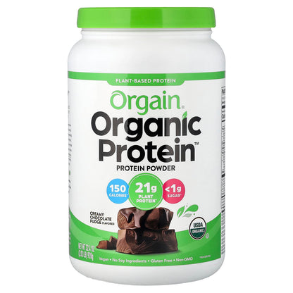 Orgain Organic Protein | Protéine en poudre, Fudge au chocolat crémeux, 920 g