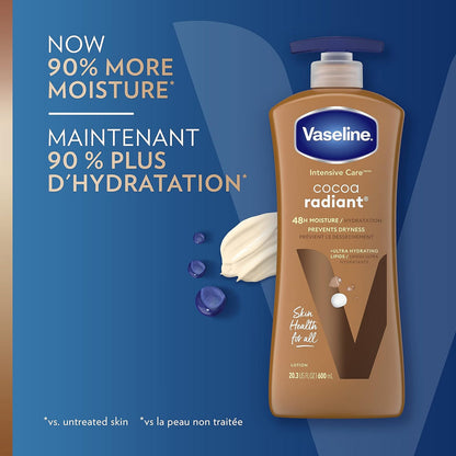 Vaseline Cocoa Radiant intensive care | 48h hydratation intense