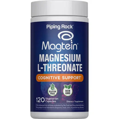 PipingRock Magnésium L-Threonate Magtein, 90 gélules