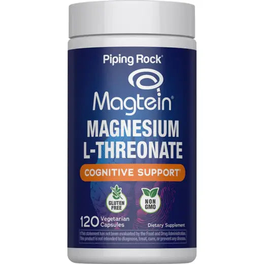 PipingRock Magnesium L-Threonate Magtein, 90 Capsules