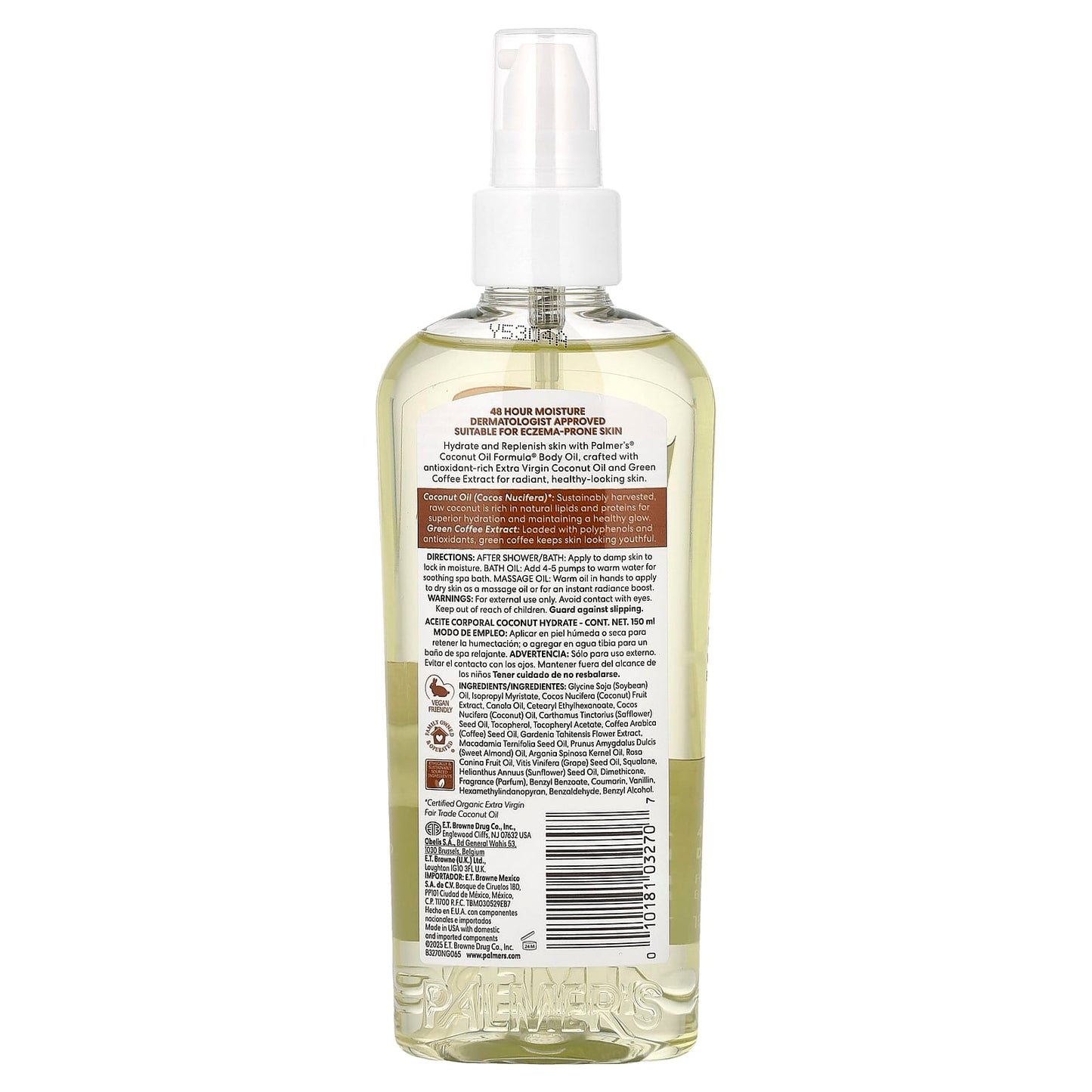 Palmers Coconut Oil Formula® with Vitamin E, Coconut Oil Body Lotion, 150ml