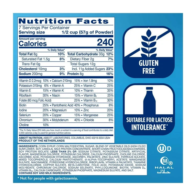 Ensure Original Poudre Protéinée, goût Vanille, 400 g