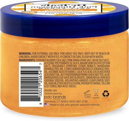 Dr Teal's Pink Himalayan Salt Body Scrub| with Pure Epsom Salt & Citrus Essential Oils, 454 Grams