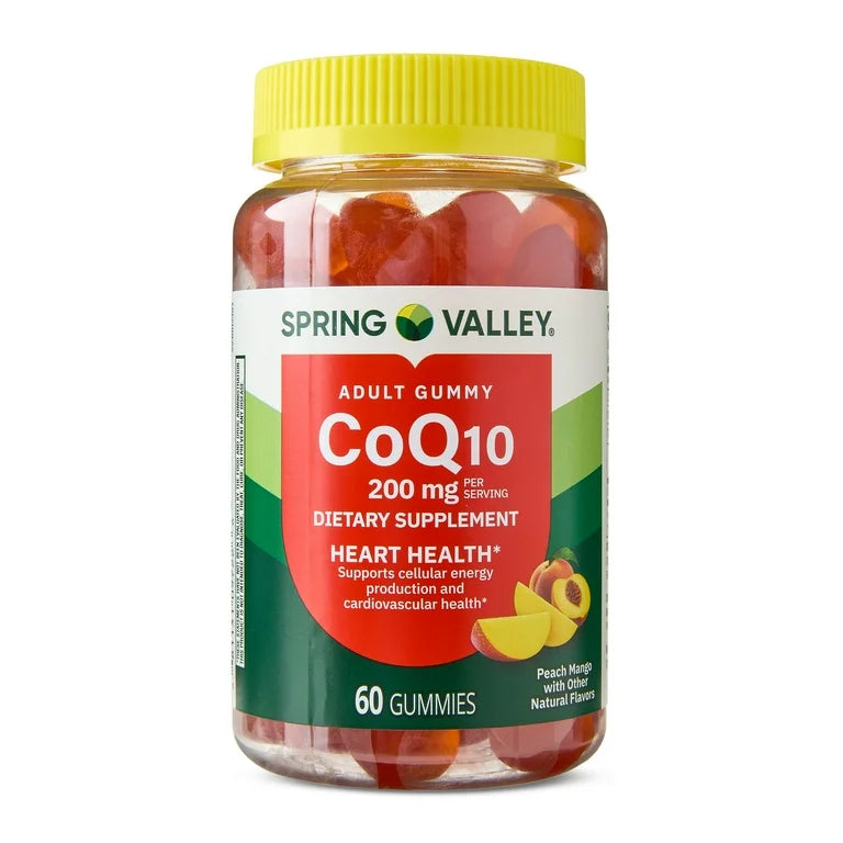 Spring Valley CoQ10 gummies, 200 mg, boîte de 60 gummies