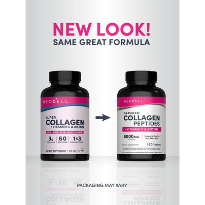 NeoCell, Collagen Peptides + Vitamin C & Biotin