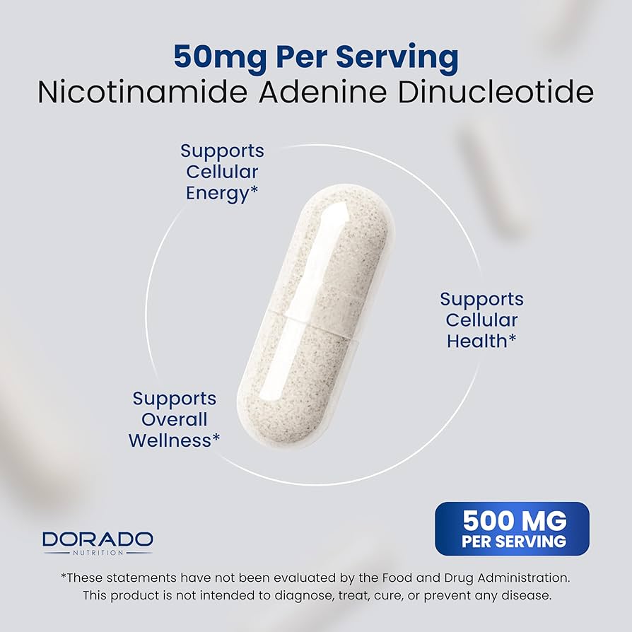 Dorado Nutrition NAD+ NMN, Nicotinamide Riboside, 30 gélules