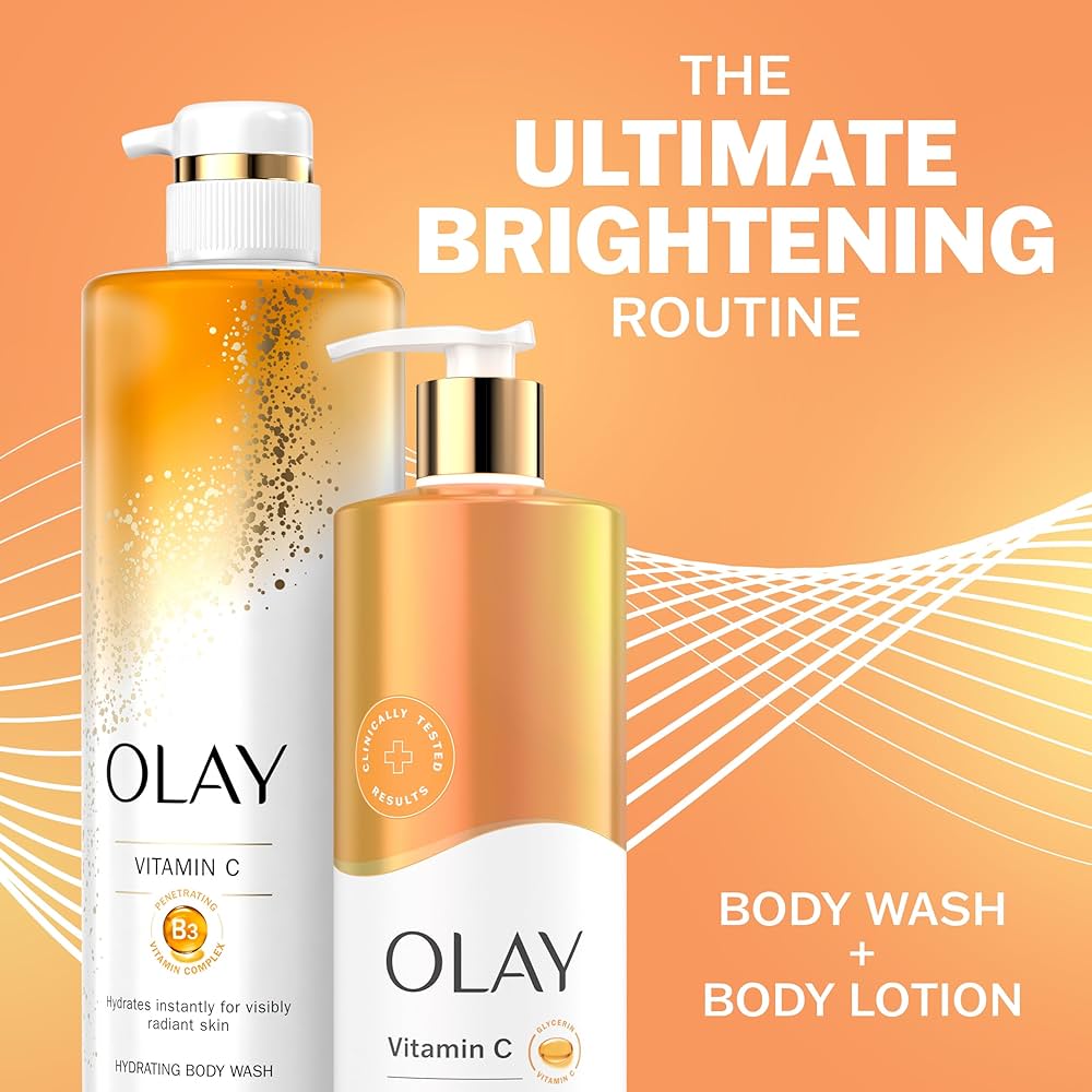 Olay Revitalizing & Hydrating Vitamin C Body Lotion, 502ml