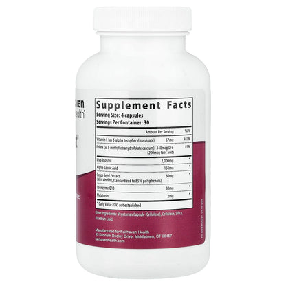 FairHaven Health Ovaboost Fertility Supplement for Women | Myo-inositol, Folic Acid | Prenatal Vitamin for Natural Fertility | 120 Capsules