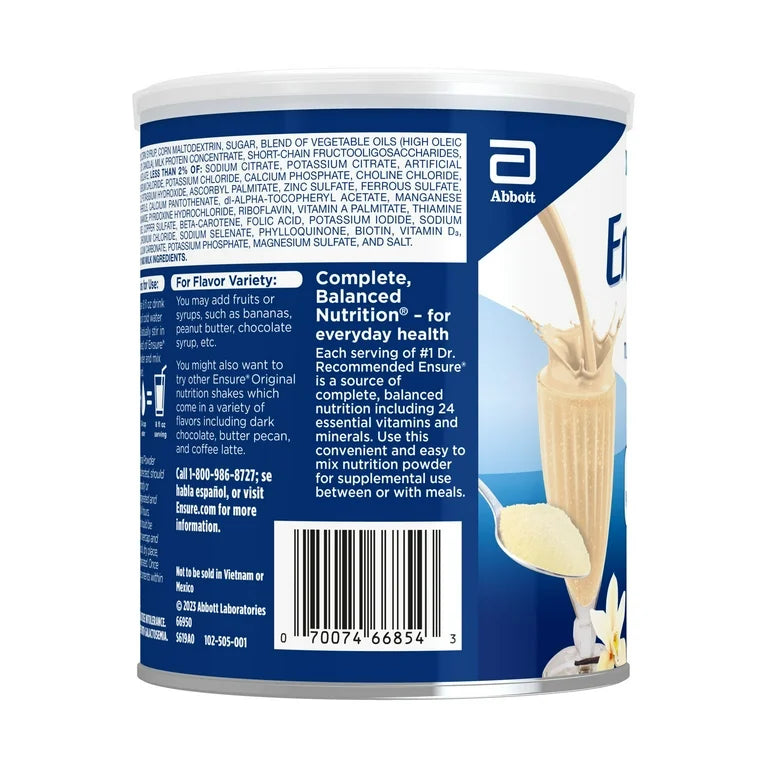 Ensure Original Poudre Protéinée, goût Vanille, 400 g