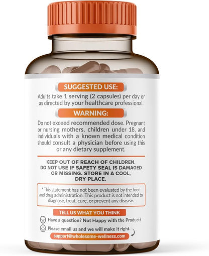 Wholesome Wellness Vitamine C Liposomale, 1500mg, 200 gélules