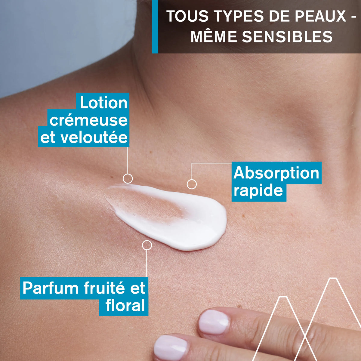 Uriage Eau Thermale lait corps velouté, hydratation 24h, effet lissant, 500ml