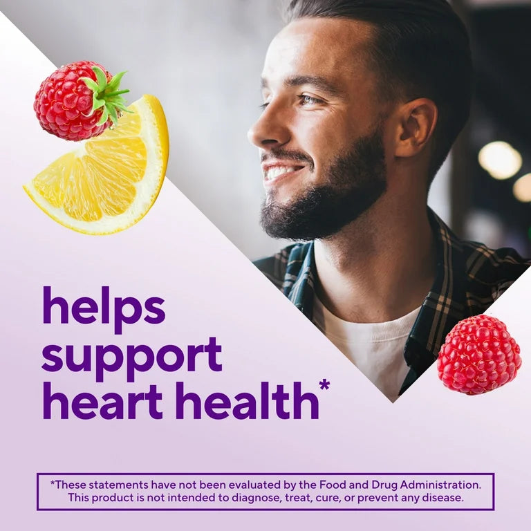 Vitafusion Oméga 3 EPA/DHA et ALA, goût limonade à la framboise, 120 gummies