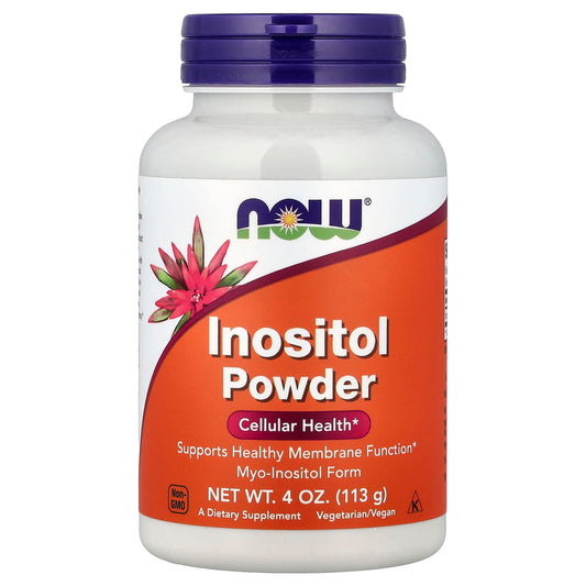 Now Foods Inositol en poudre, forme Myo Inositol, 113 grammes