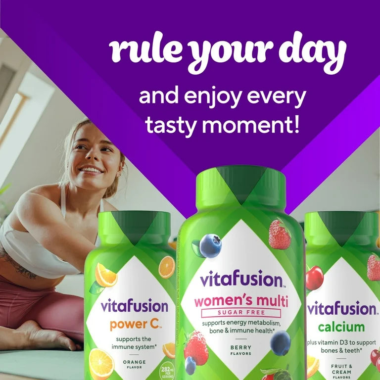 Vitafusion Women's Multi sugar free | Sugar Free Multivitamin for Women, 90 Gummies