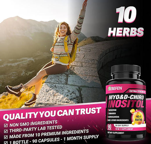 Bebefen, Myo D-Chiro inositol complex, 90 gélules