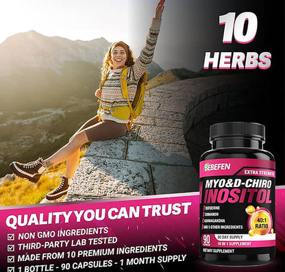 Bebefen, Myo D-Chiro inositol complex, 90 gélules