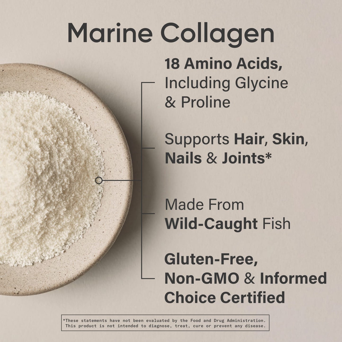 Sports Research, Peptides de collagène marin, Non aromatisé, 340 g