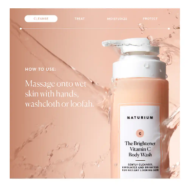 Naturium The Brightener Vitamin C Brightening Body Wash