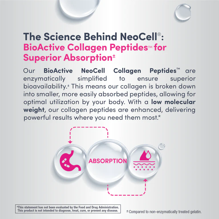 Neocell Collagen Powder Beauty Infusion with Hyaluronic Acid & Biotin, Cranberry Cocktail Flavor, 258 g