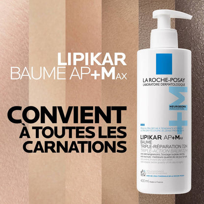 La Roche-Posay Lipikar Baume AP+MAX Relipidant triple action, 400ml