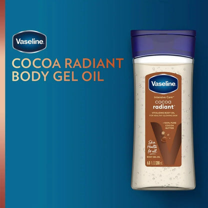 Vaseline Cocoa Radiant Intensive Care Body Gel Oil for glowing skin