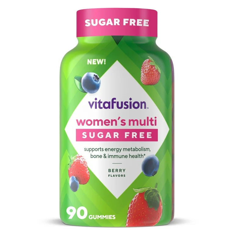 Vitafusion Women's Multi sugar free | Sugar Free Multivitamin for Women, 90 Gummies