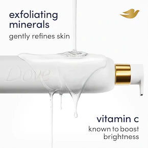 Dove Glow Recharge Shower & Bath Serum with Brightening Vitamin C, 547 mL