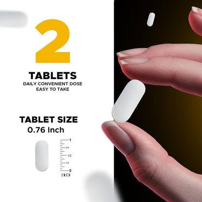 Vitabod Magnésium Glycinate + Vitamine B6|300mg de magnésium élémental, 90 gélules