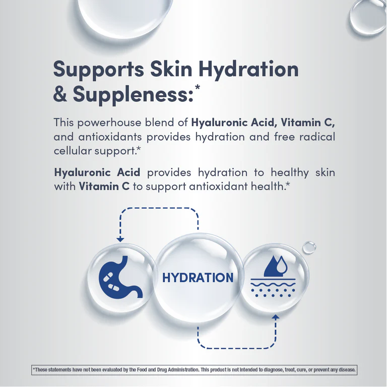 NeoCell Hyaluronic Acid 100 mg with Vitamin C, Liquid, Blueberry Flavor, 473 ml