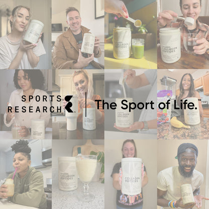 Sports Research Multi Collagen Complex Powder | Types 1, 2, 3, 5, 10 | with Hyaluronic Acid, Vitamin C & Biotin | 300 Grams