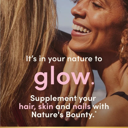 Nature’s Bounty Hair Skin & Nails avec Collagène, goût Agrumes tropicaux, 90 Gummies