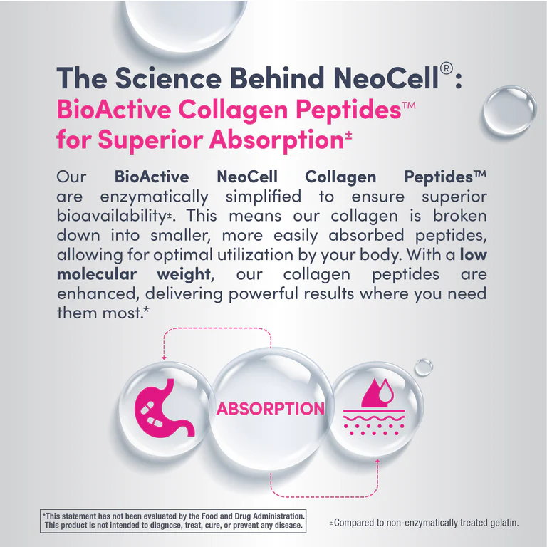 Neocell Collagène Beauty Bursts Saveur Punch aux Fruits, 60 Délicieux Gummies