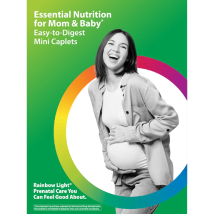 Rainbow Light Prenatal Multi Mini's + | Prenatal Vitamins | Real Food Nutrients, 180 Mini-Tablets