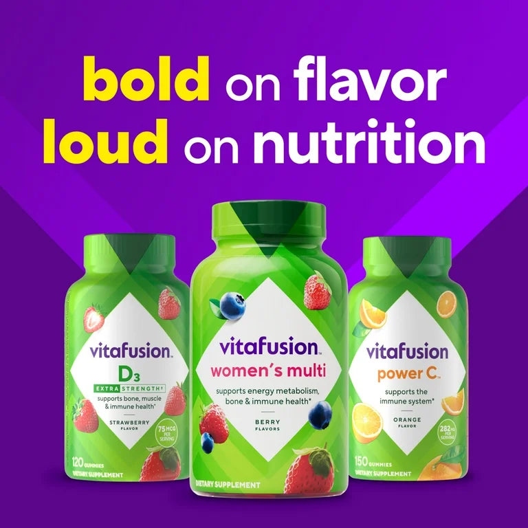 Vitafusion Women's Multi | Multivitamin Gummies for Women, Berry Flavor, 70 Gummies