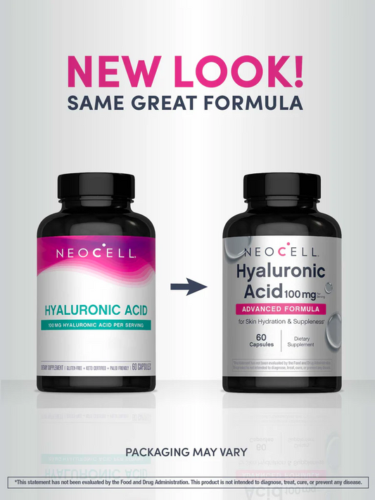 NeoCell Acide Hyaluronique, 100mg, 100 gélules