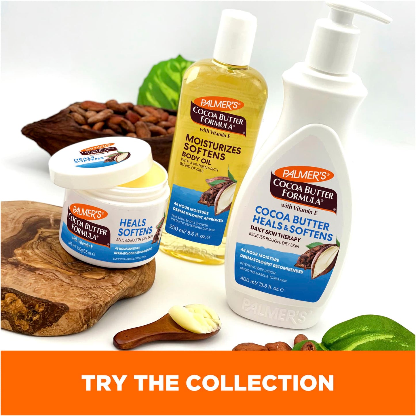 Palmers Cocoa Butter Formula® with Vitamin E, Daily Skin Therapy to Repair and Soften Skin, 400ml