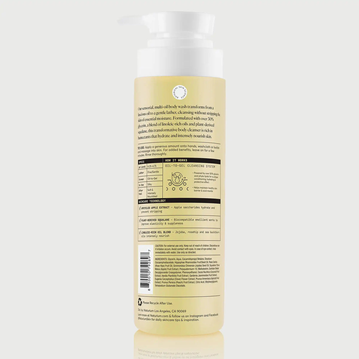 Naturium The Glow Getter Multi-Oil Hydrating Body Wash
