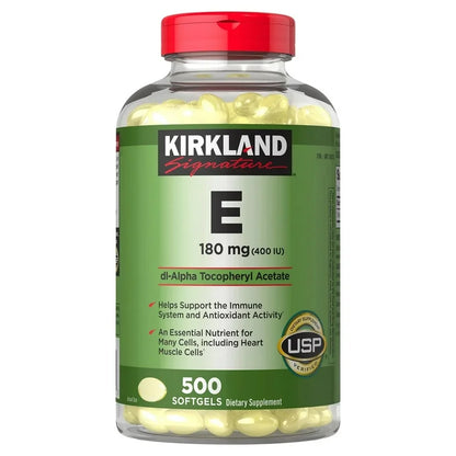 Kirkland Vitamine E, 400 IU, 500 softgels
