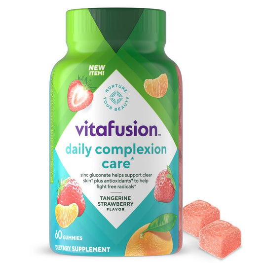 Vitafusion soin quotidien pour le teint|zinc, vitamines C & E, 60 gummies