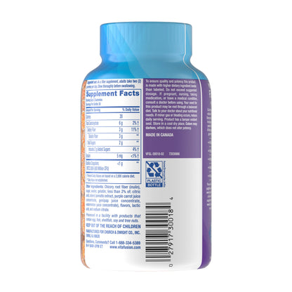 Vitafusion Fiber Well + Probiotic | Probiotics and Fiber, 60 Gummies