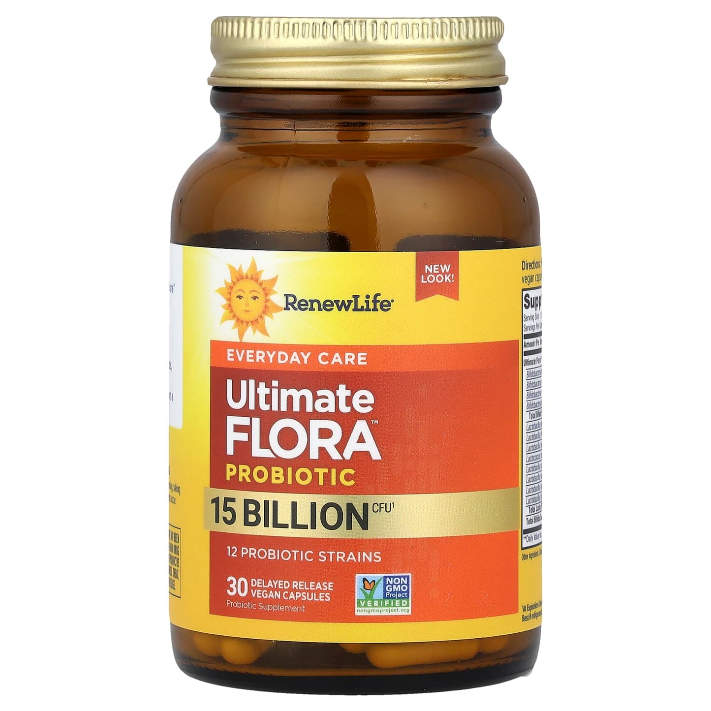 Renew Life Ultimate Flora Everyday Care Probiotic 15 Billion
30 gélules à libération prolongée