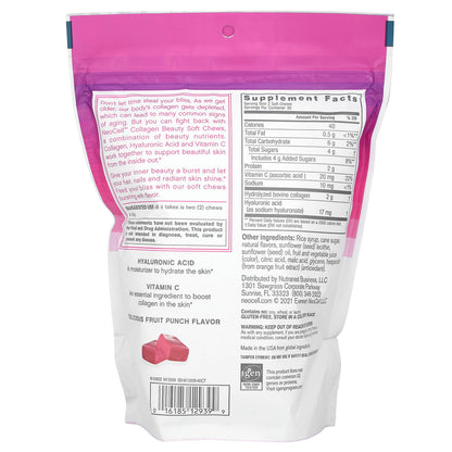Neocell Collagène Beauty Bursts Saveur Punch aux Fruits, 60 Délicieux Gummies