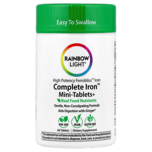Rainbow Light Complete Iron™ Mini-Tablets+ ( Iron ) 60 Tablets