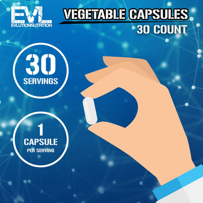 EVLution Nutrition, Acide hyaluronique, 200mg, 30 gélules