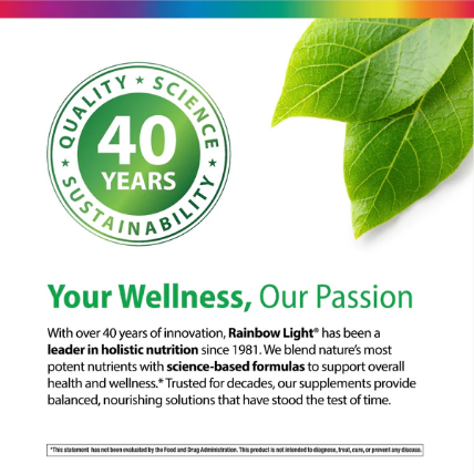 Rainbow Light Tranches de vitamine C™ + vitamine E, agrumes, 60 gummies