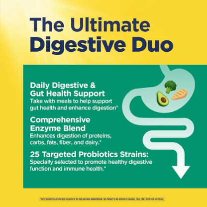 Renew Life Digestive Duo Ultimate Flora + Enzymes
30 gélules