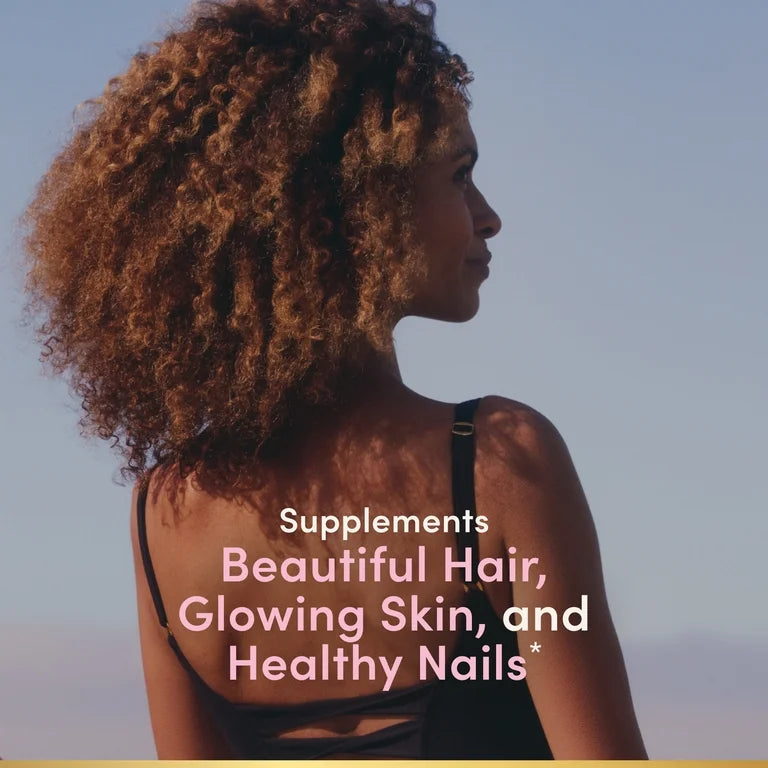 Nature’s Bounty Hair Skin & Nails avec Collagène, goût Agrumes tropicaux, 90 Gummies