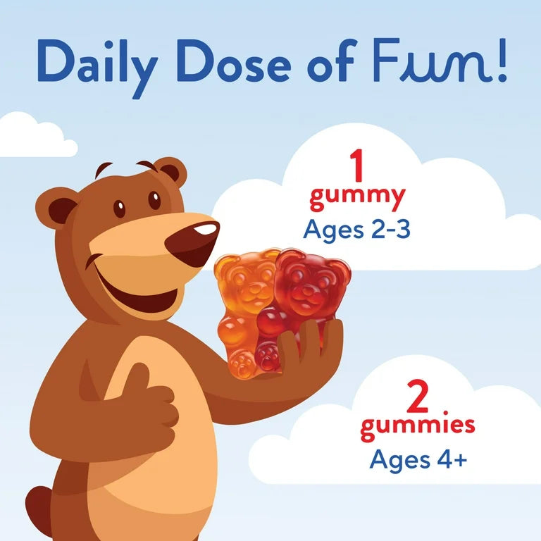 L'il Critters Gummy Vites, gummy multivitamins for children aged 2 and up, fruity flavors, 70 gummies