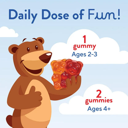 L'il Critters Gummy Vites, gummy multivitamins for children aged 2 and up, fruity flavors, 70 gummies